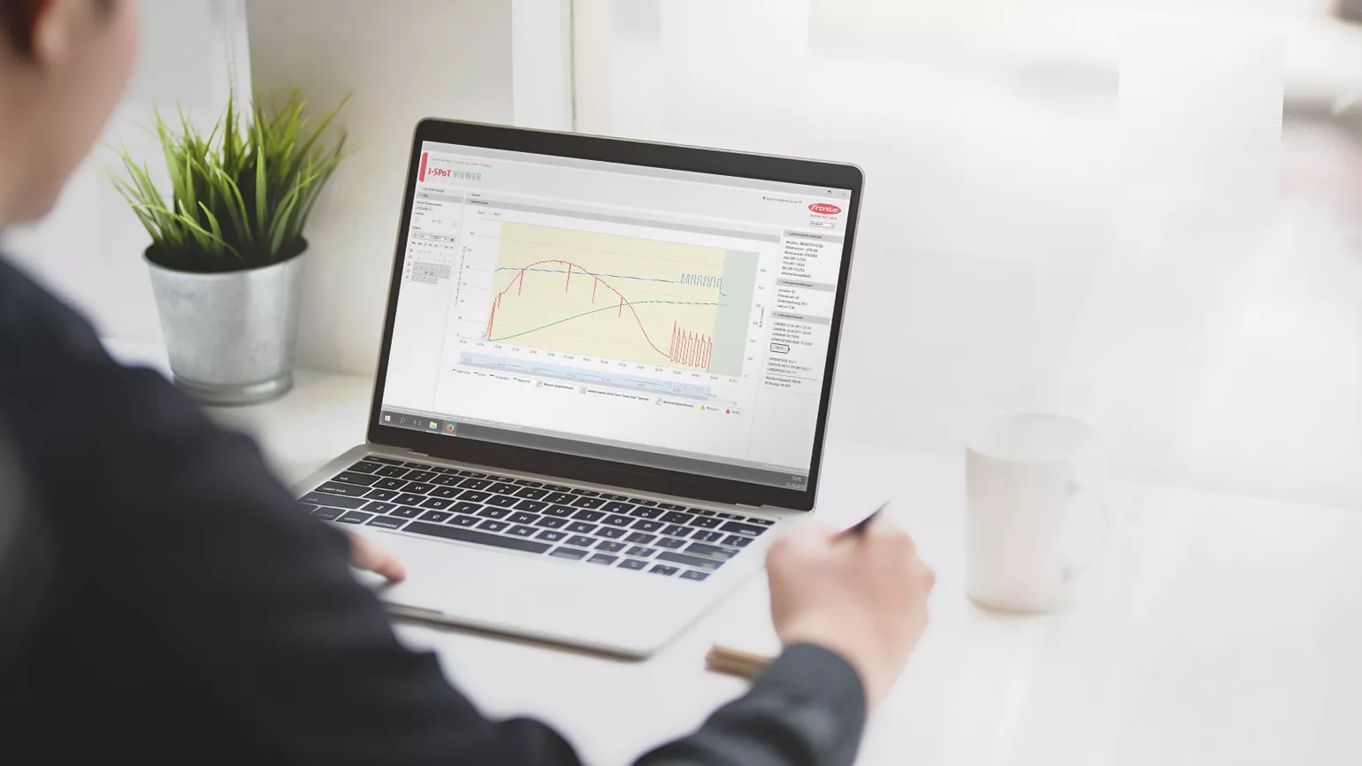 Das Serviceportal i-Spot am Laptop I-SPoT Viewer Online Tool