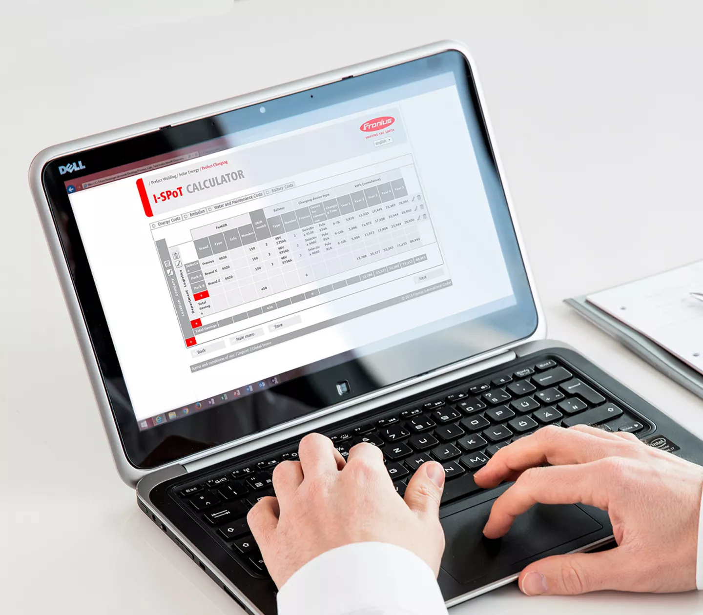 i-spot, laptop, serviceportal
