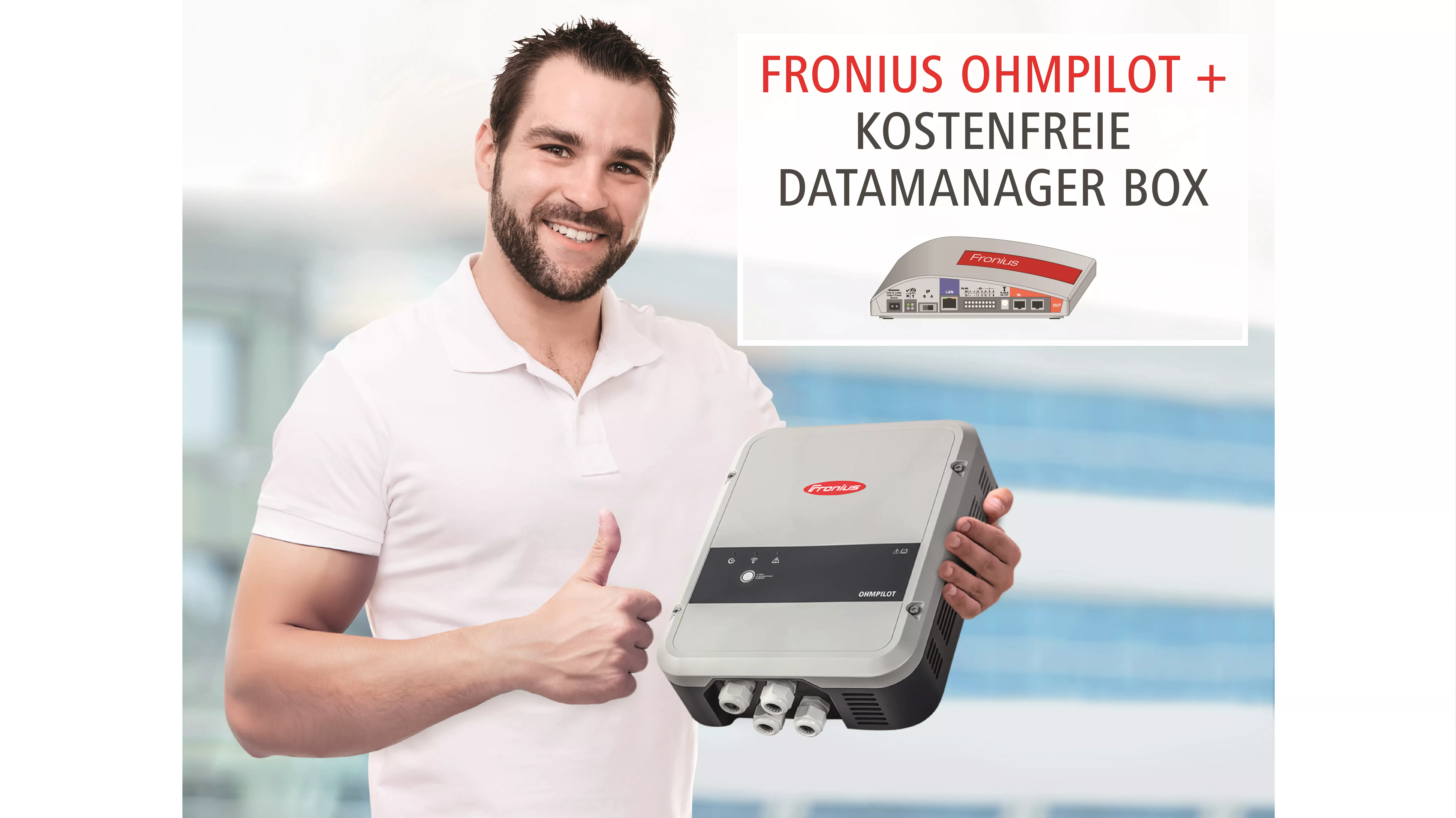 AKTION - Fronius Ohmpilot mit kostenfreier Datamanager Box