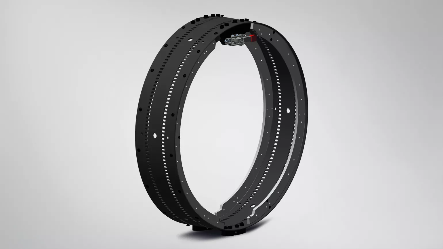 Ring aus starren Schienen