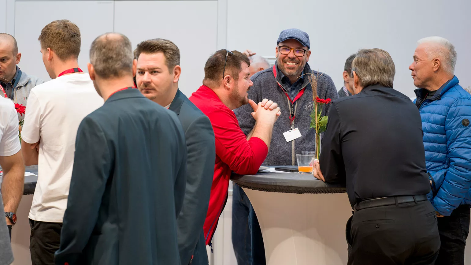 Fronius System Partner beim Netzwerken am Event
