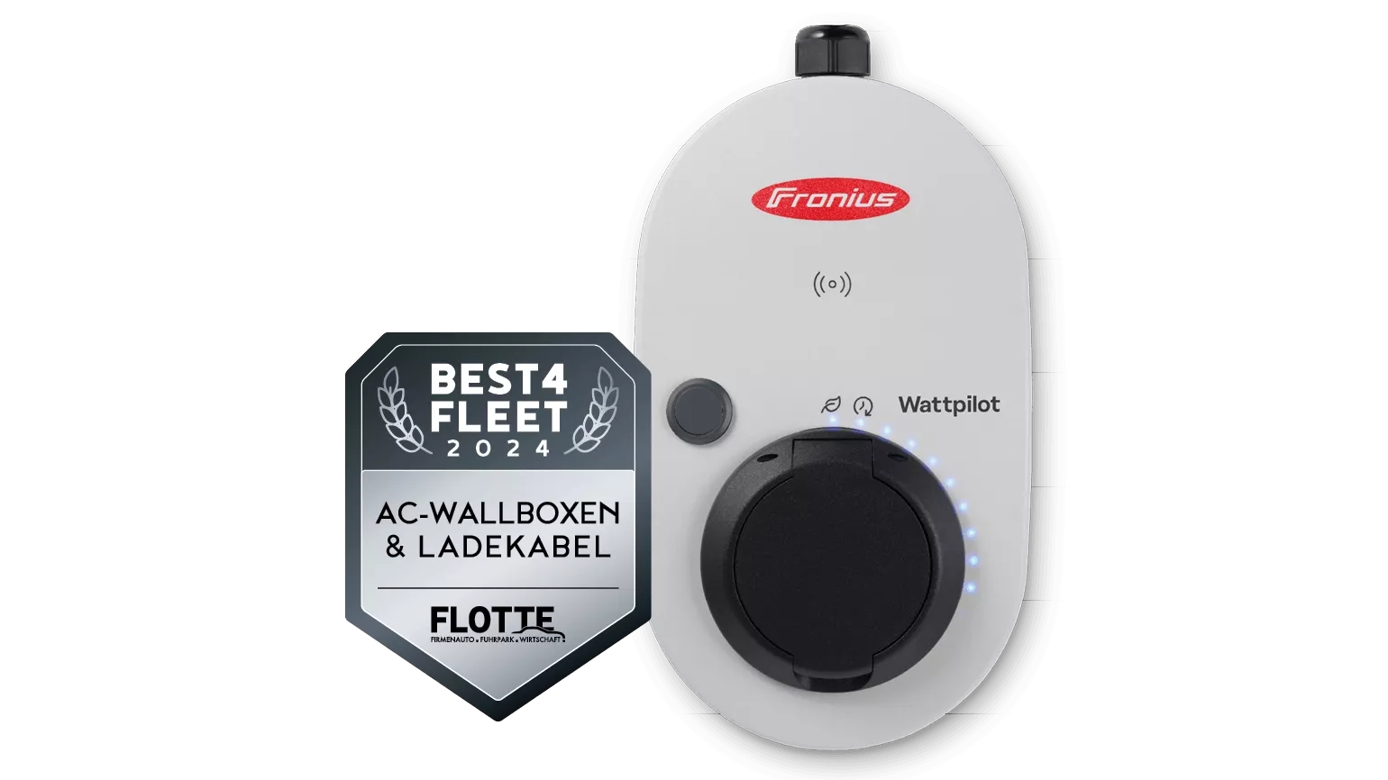 Fronius Wattpilot und BEST4FLEET Award fronius, wattpilot, ladebox, wallbox, award
