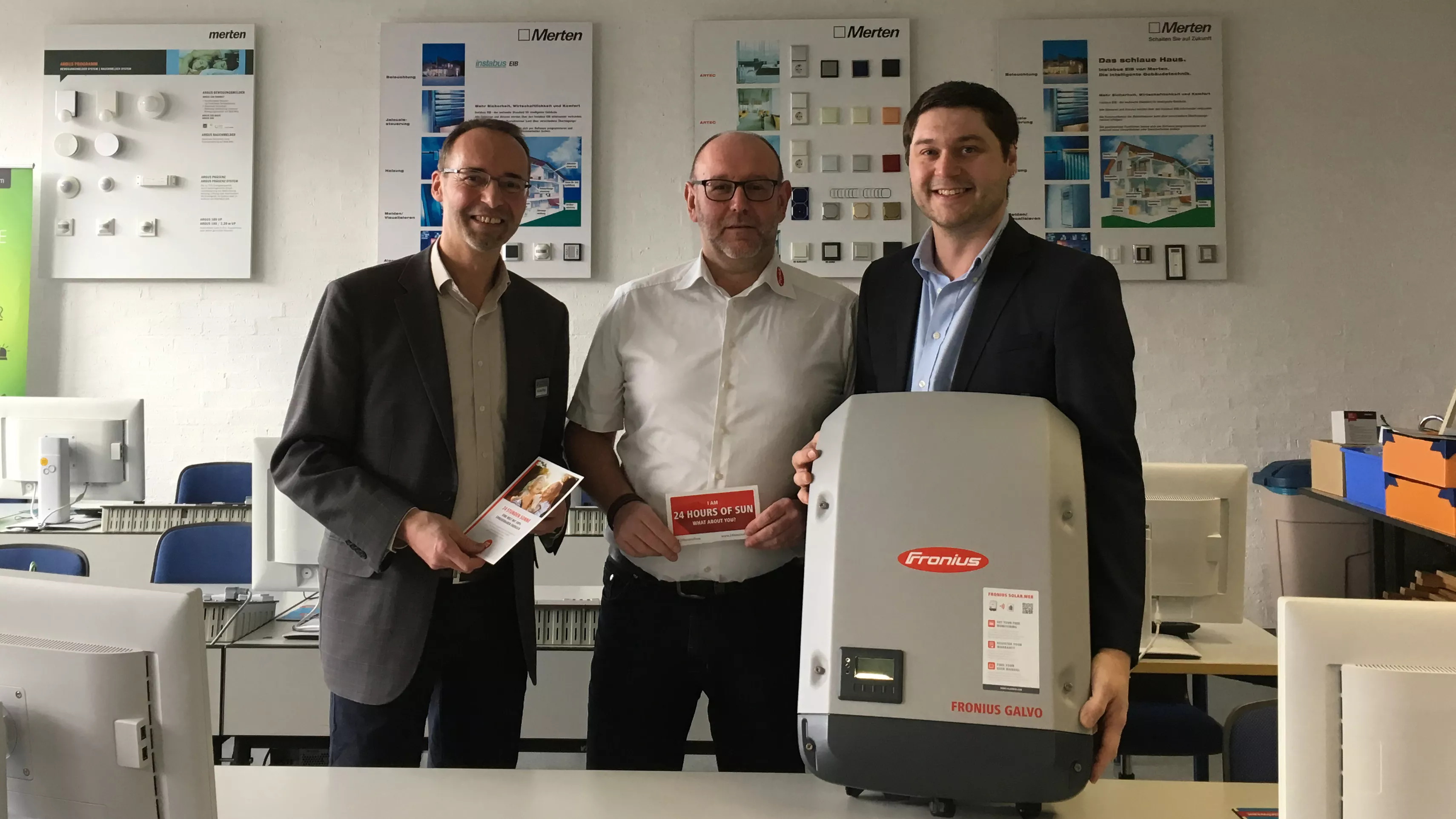 Herr Katzenmeier - Fronius, Herr Pigat, Herr Erber - BZ Landshut