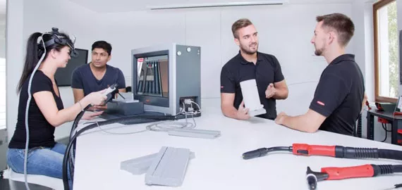 Virtuelles schweißen treffen