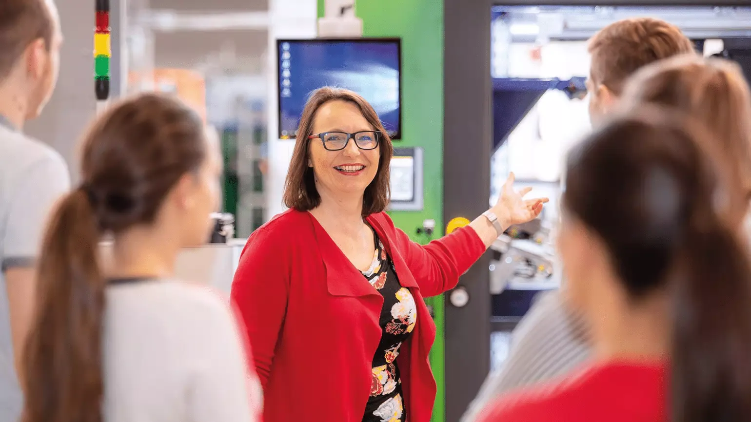 Fronius Mitarbeiterin bei Tour