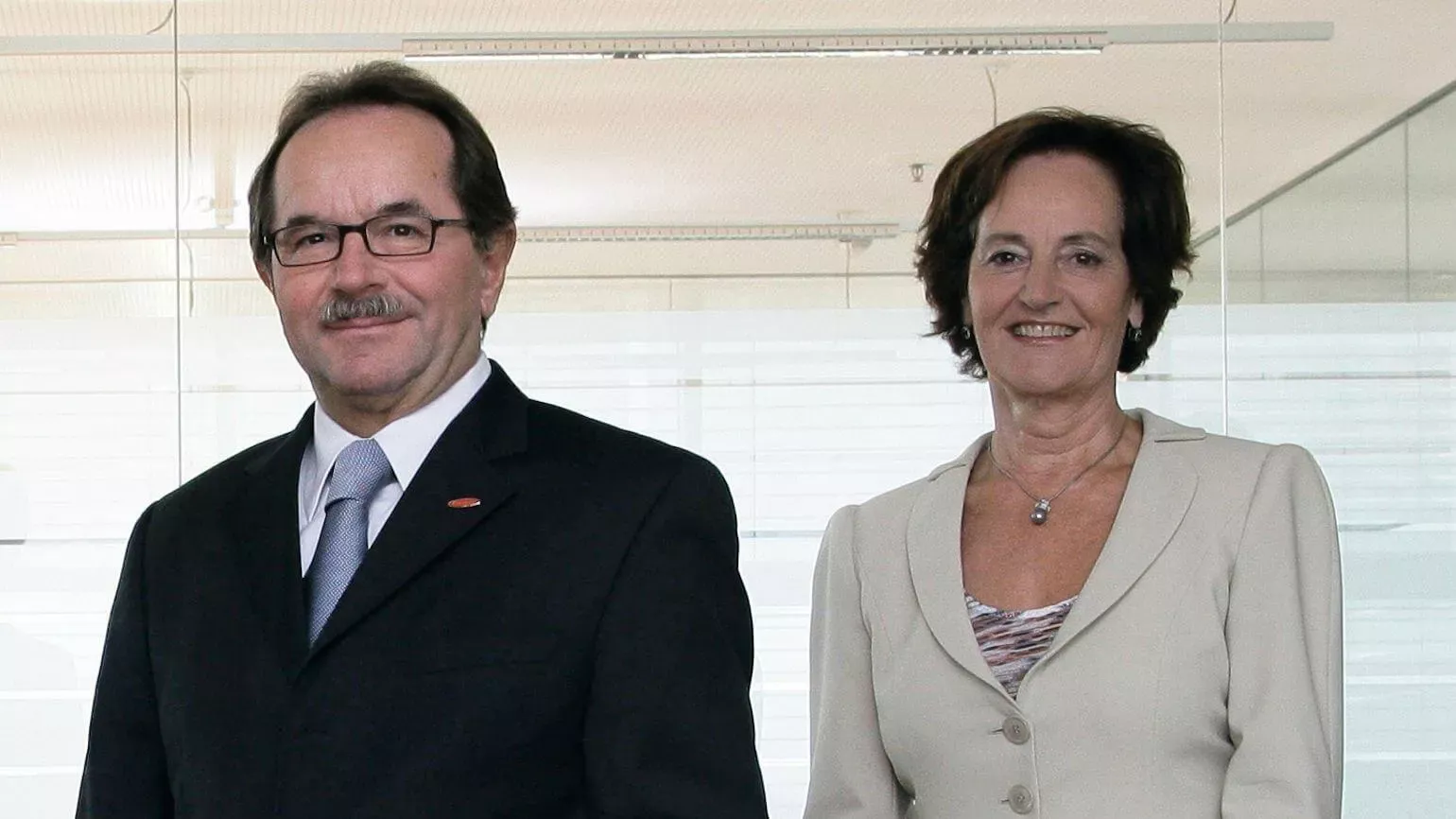 Klaus Fronius e Brigitte Strauß