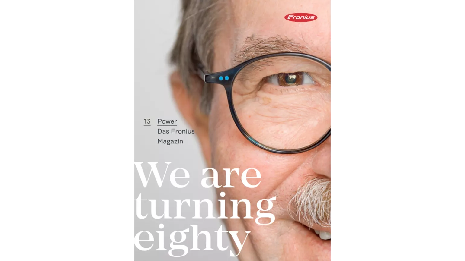 Günter Fronius auf dem Cover des Fronius Magazin Nr. 13