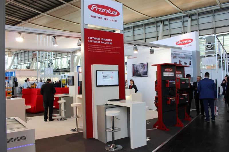 Fronius stand at CeMAT 2016