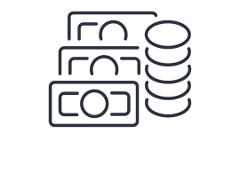 Icon Geldscheine und Münzen