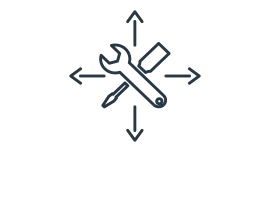 Icon shows tool in the center and arrows all around