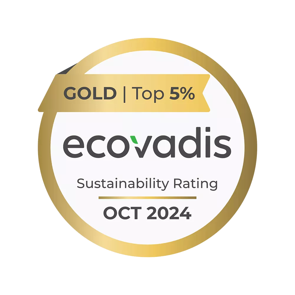 Ecovadis award gold - 2024
