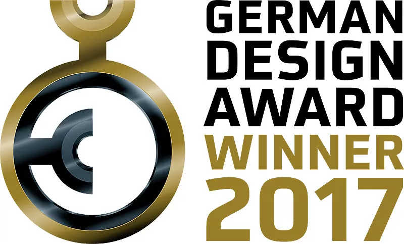 German design award winner 2017 logo