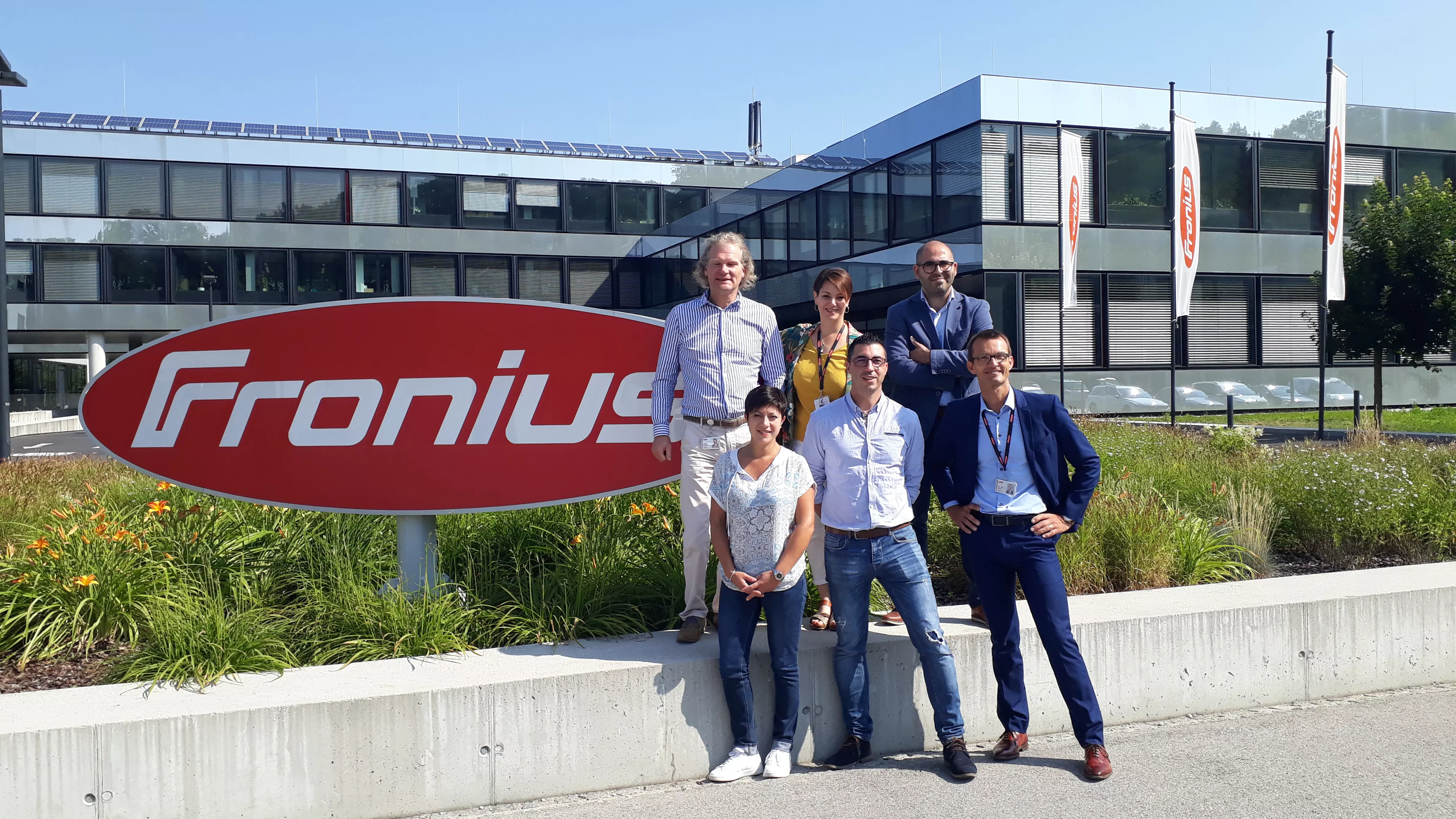 group photo with Christophe Lagarde