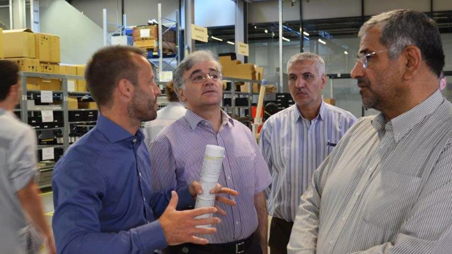 SAPCO delegation at Fronius