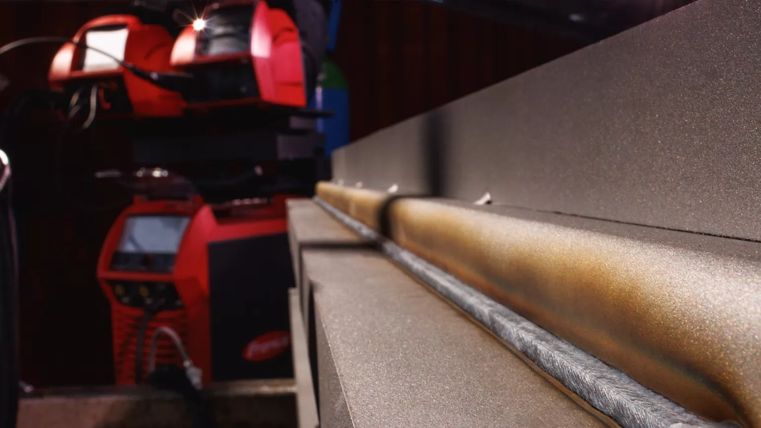 Long weld seam with Velo