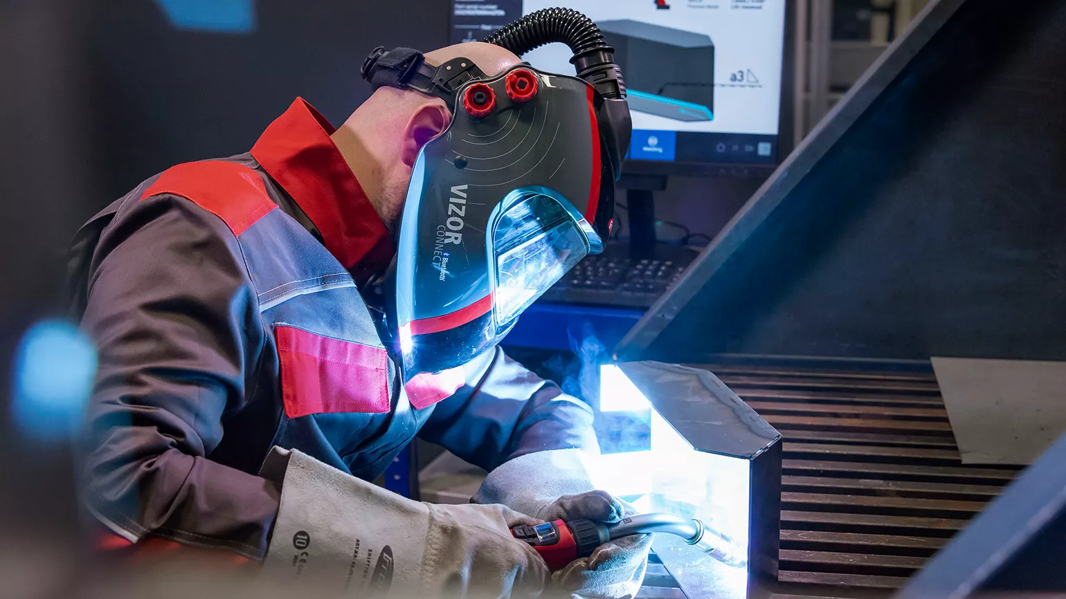 Schweißen mit Hilfe vom WeldCube Navigator