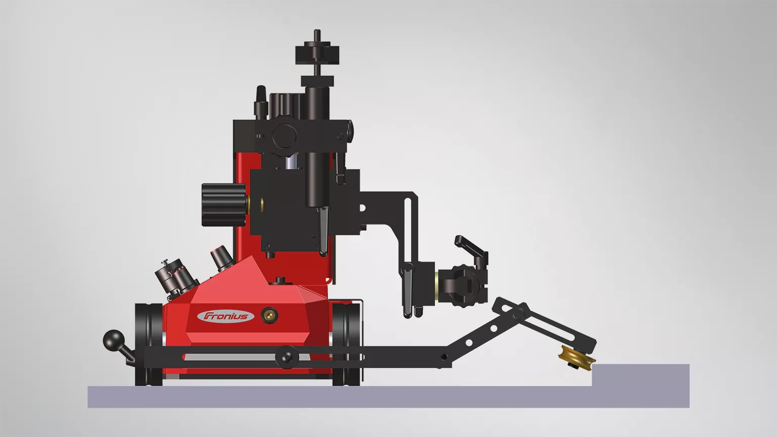 AR22 lateral guide tiltable