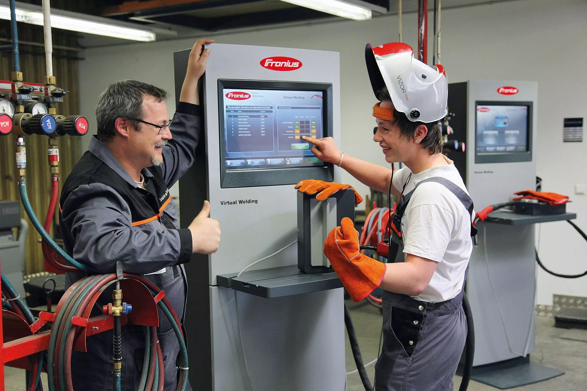 Virtual Welding, Schweißen lernen, Fronius