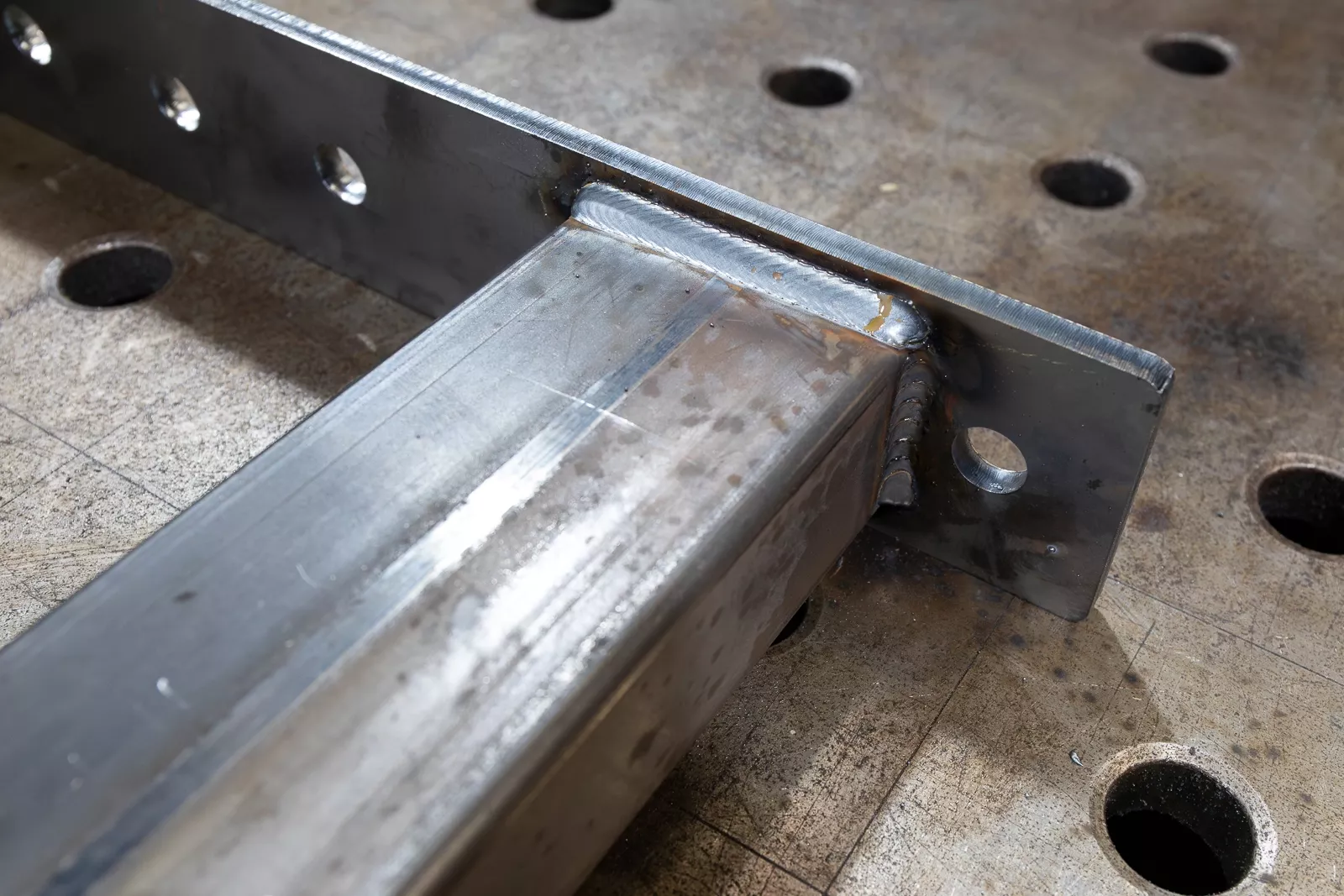Welded metal product