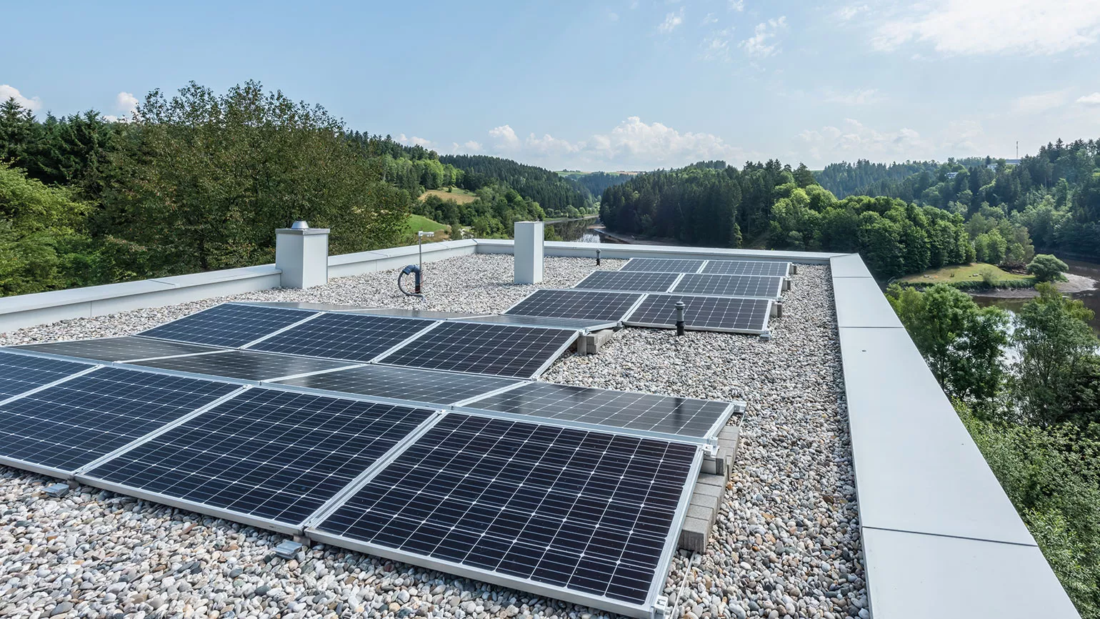 Fronius solar system with east-west orientation
