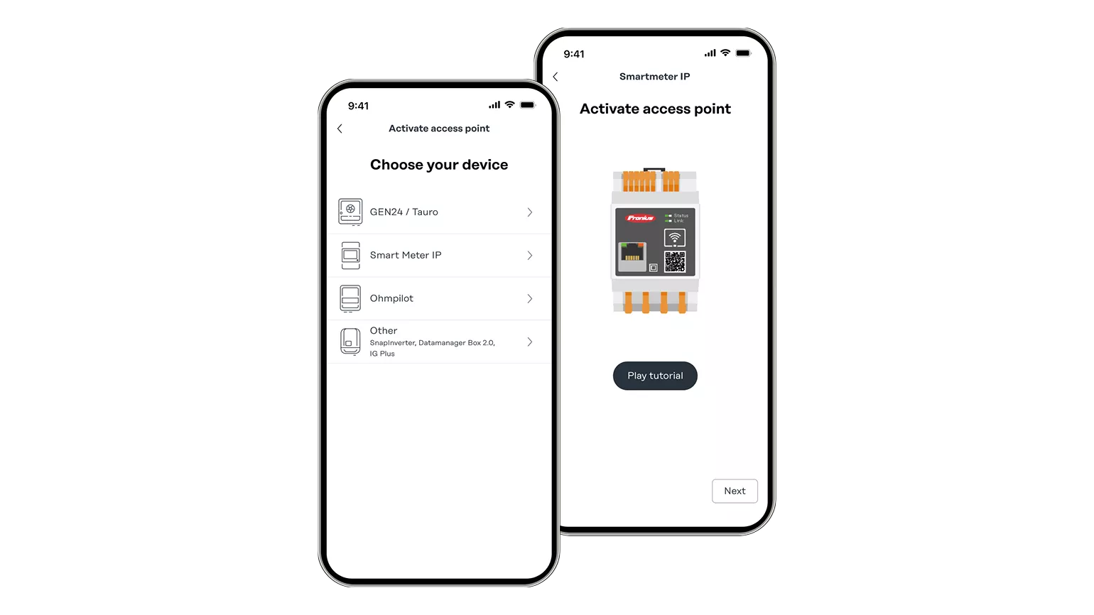 Schermate app Solar.Start