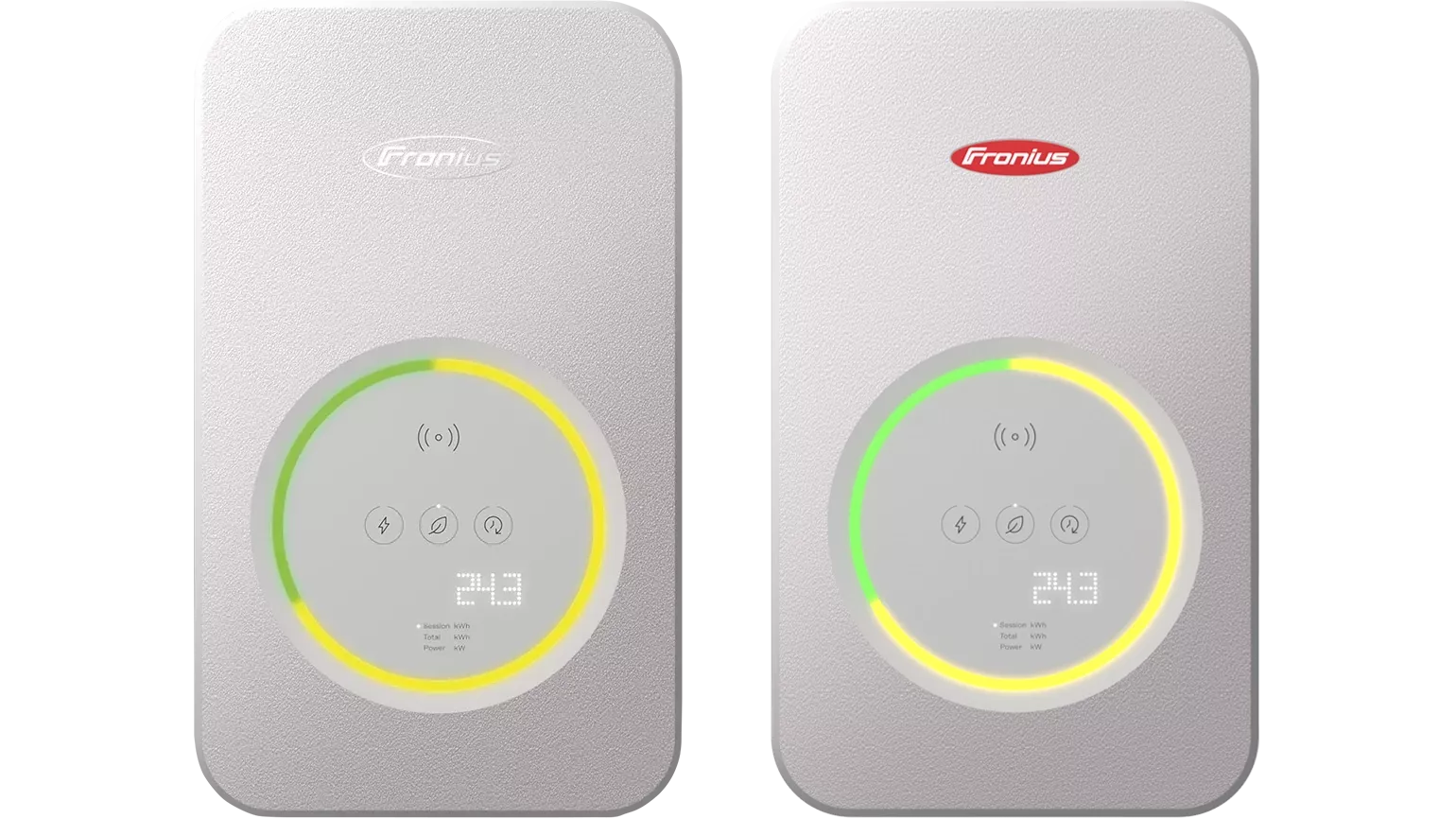 Fronius Wattpilot Flex with embossed and classic red logo