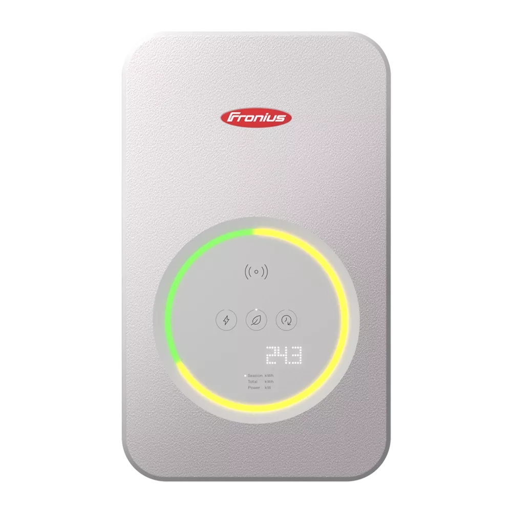 Fronius Wattpilot Flex with embossed and classic red logo
