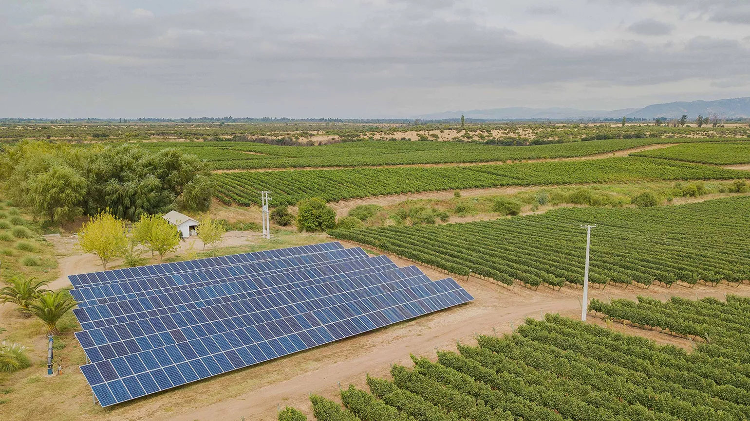 solcor installation drone perspective 