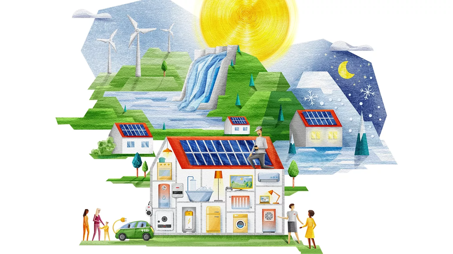 Impianto fotovoltaico residenziale ottimizzato