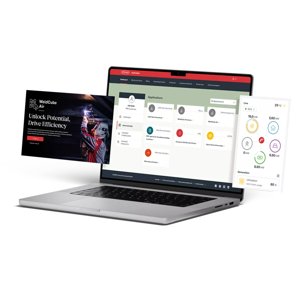 Mockup myFronius Login