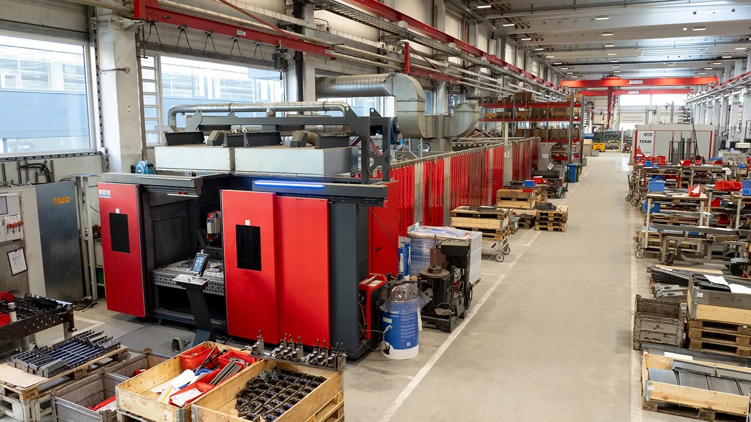 Zwei-Stationen-Cobot-Schweißzelle CWC-D