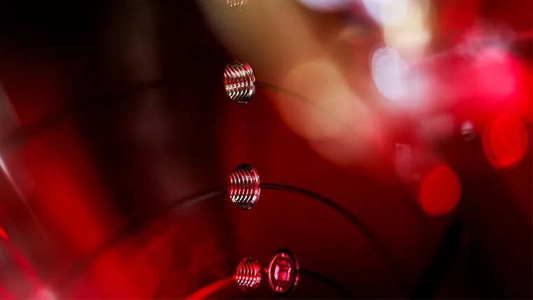 Nahaufnahme eines Schweißprozesses