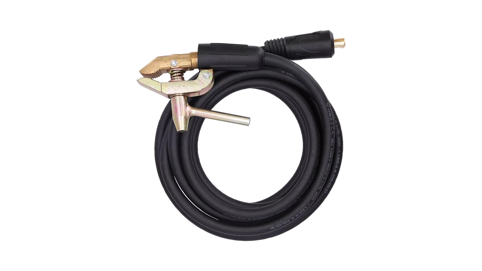 Cable/Pinza tierra de 70mm² con un largo de 4 metros