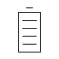 Fully charged battery icon