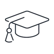Icon of a graduation cap