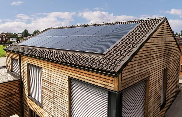 Fronius PV Solution on roof