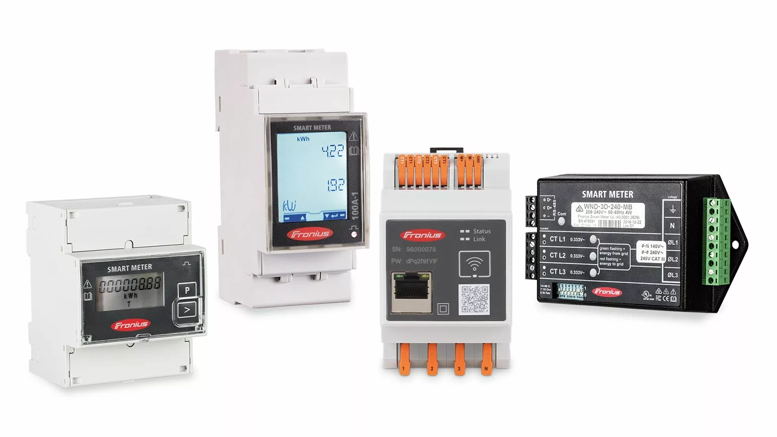 Fronius Smartmeter overview products