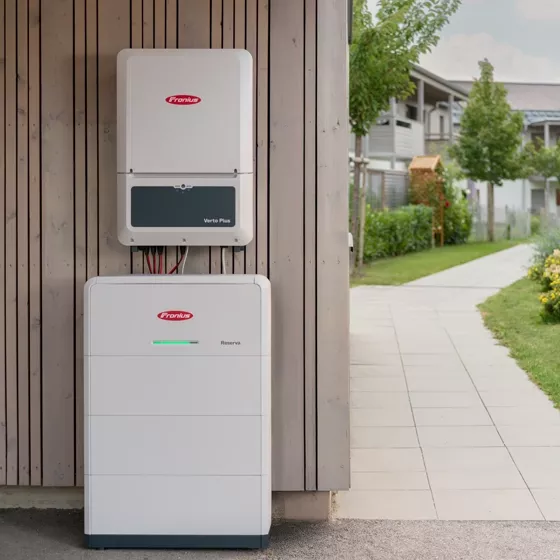 Verto Wechselrichter mit Reserva Stromspeicher