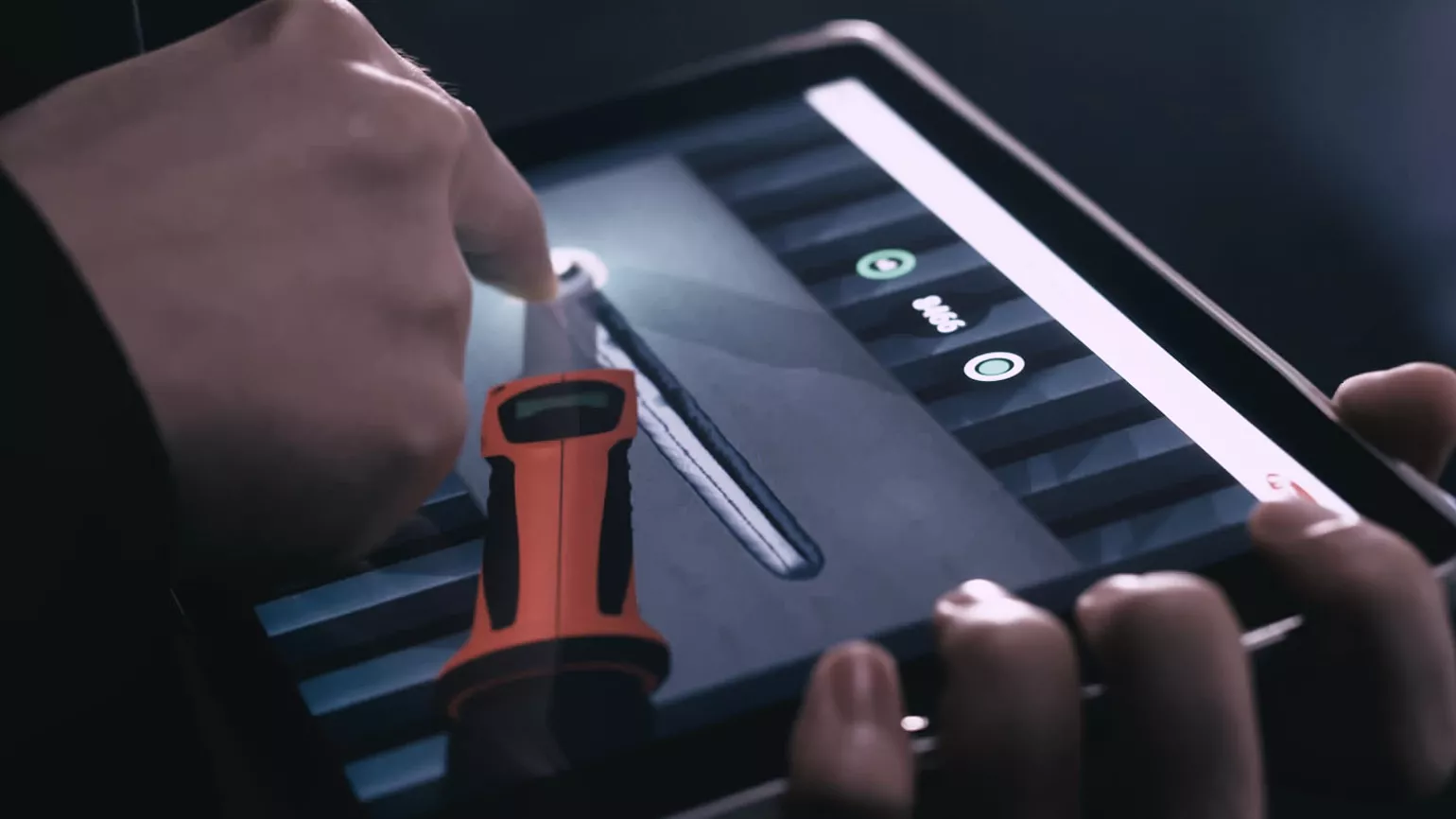 Virtual welding on an app