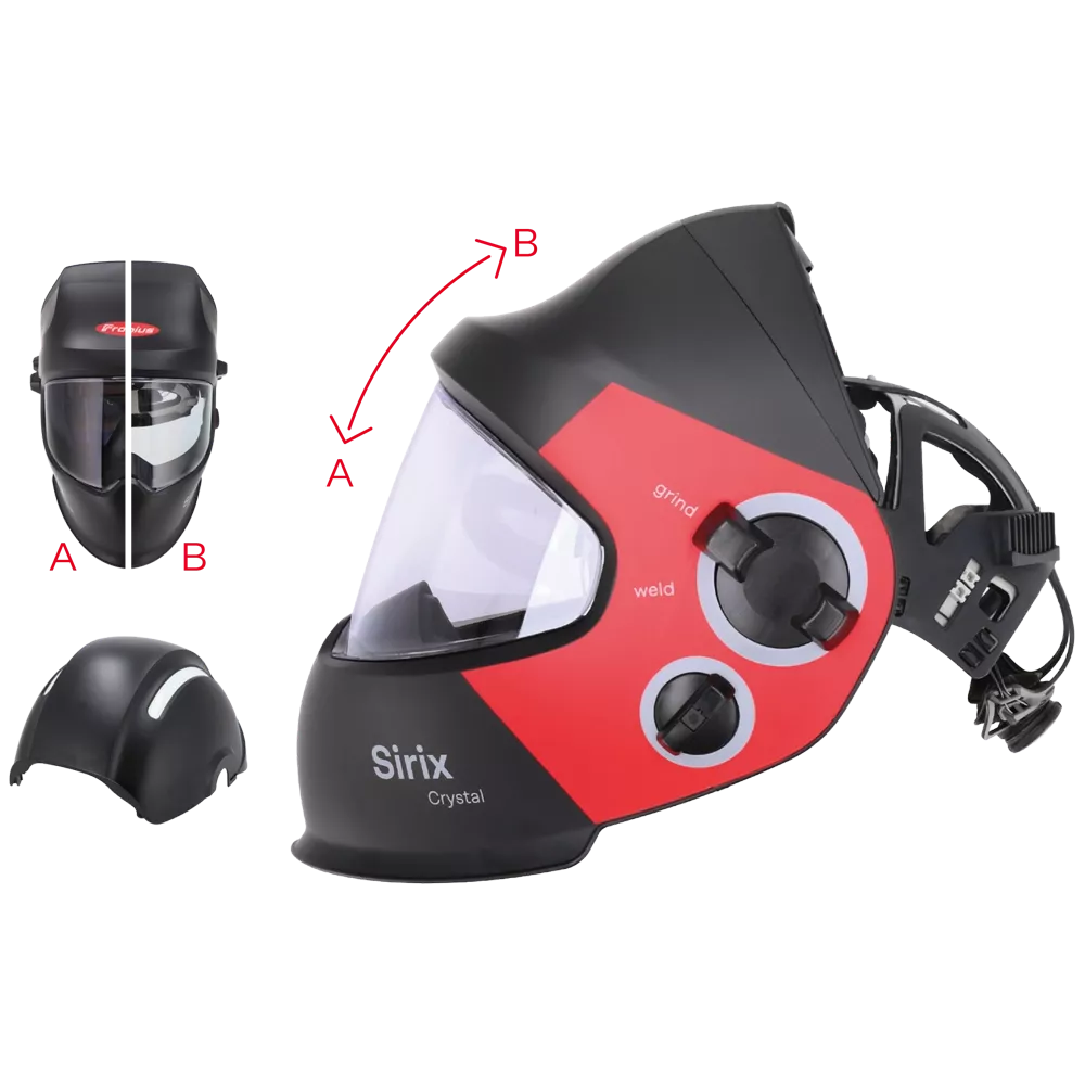 Sirix Crystal welding helmet details