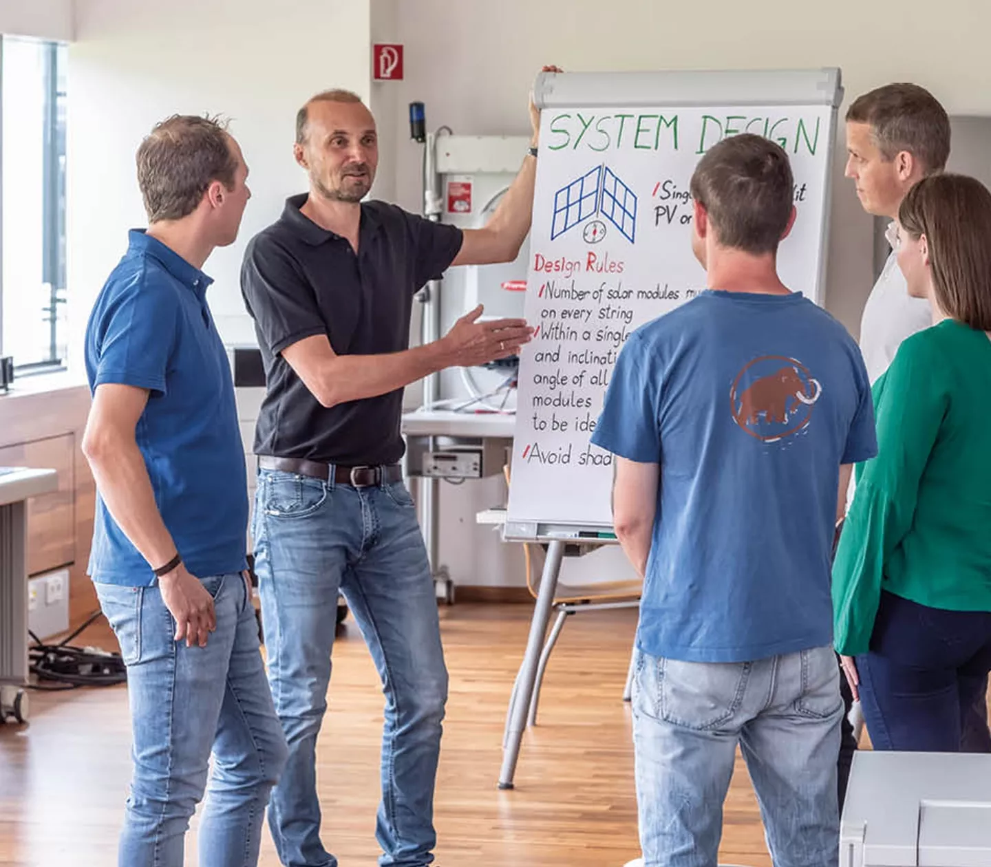 Trainingssituation bei Fronius
