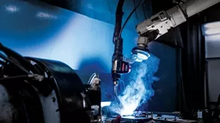 Robot welding with CMT
