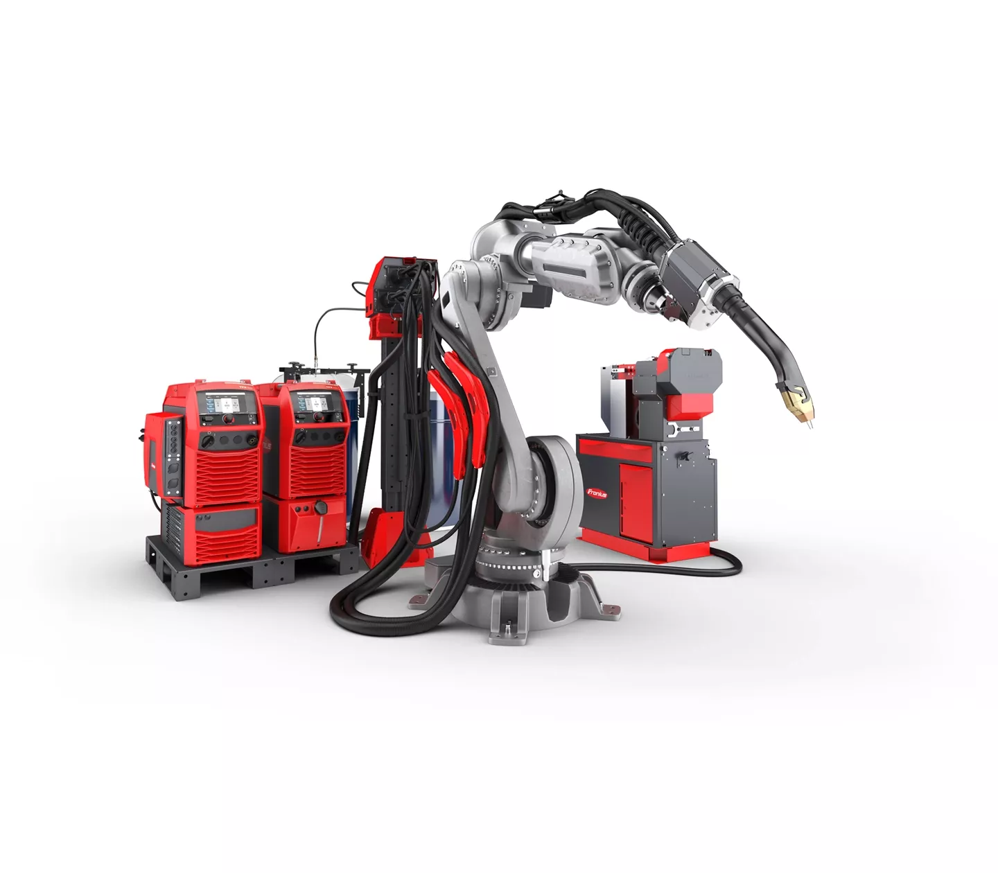 TPSi twin welding robot with CMT