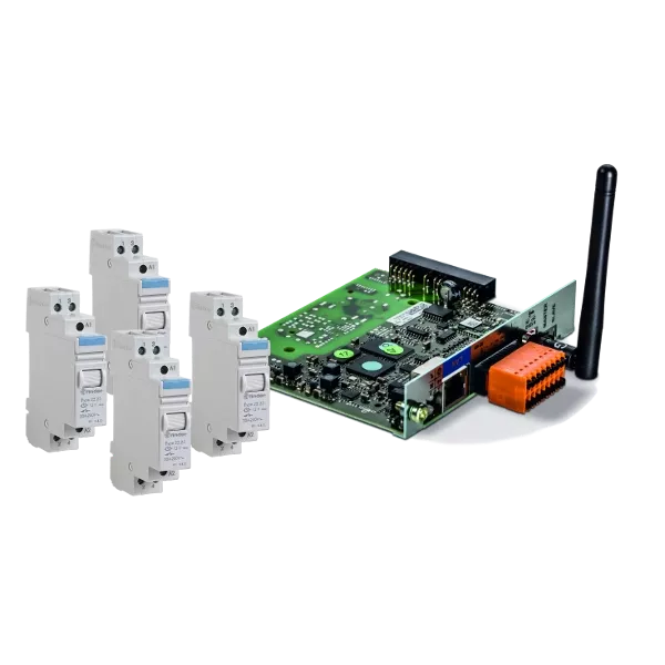 Zarządzanie produkowaną energią przy użyciu czterech cyfrowych wyjść Datamanager’a