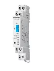 Rysunek 4 – Przekaźnik Finder serii 19 z ręcznym przełączaniem pomiędzy Auto-On-Off