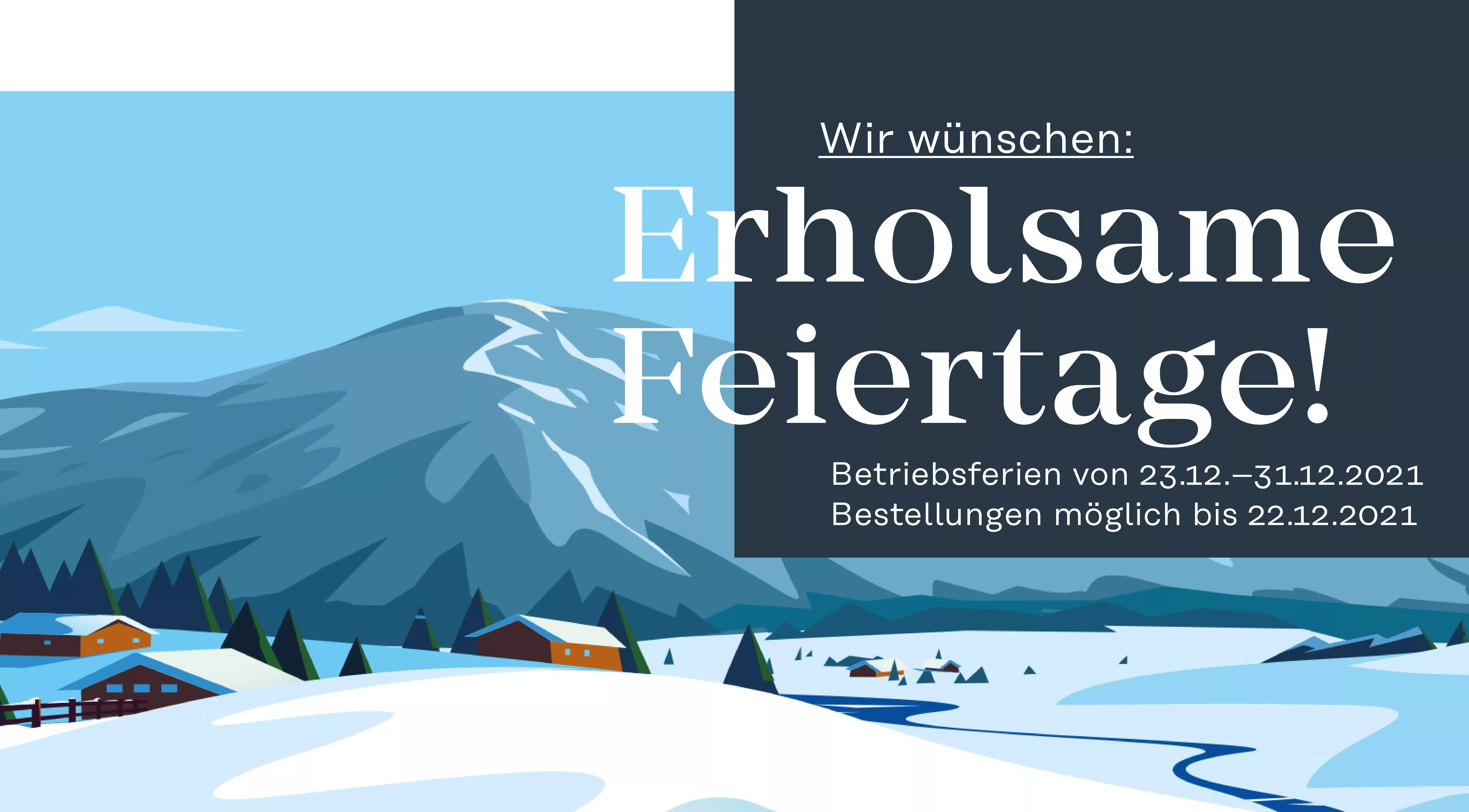 Weihnachten, Betriebsferien Fronius 2021