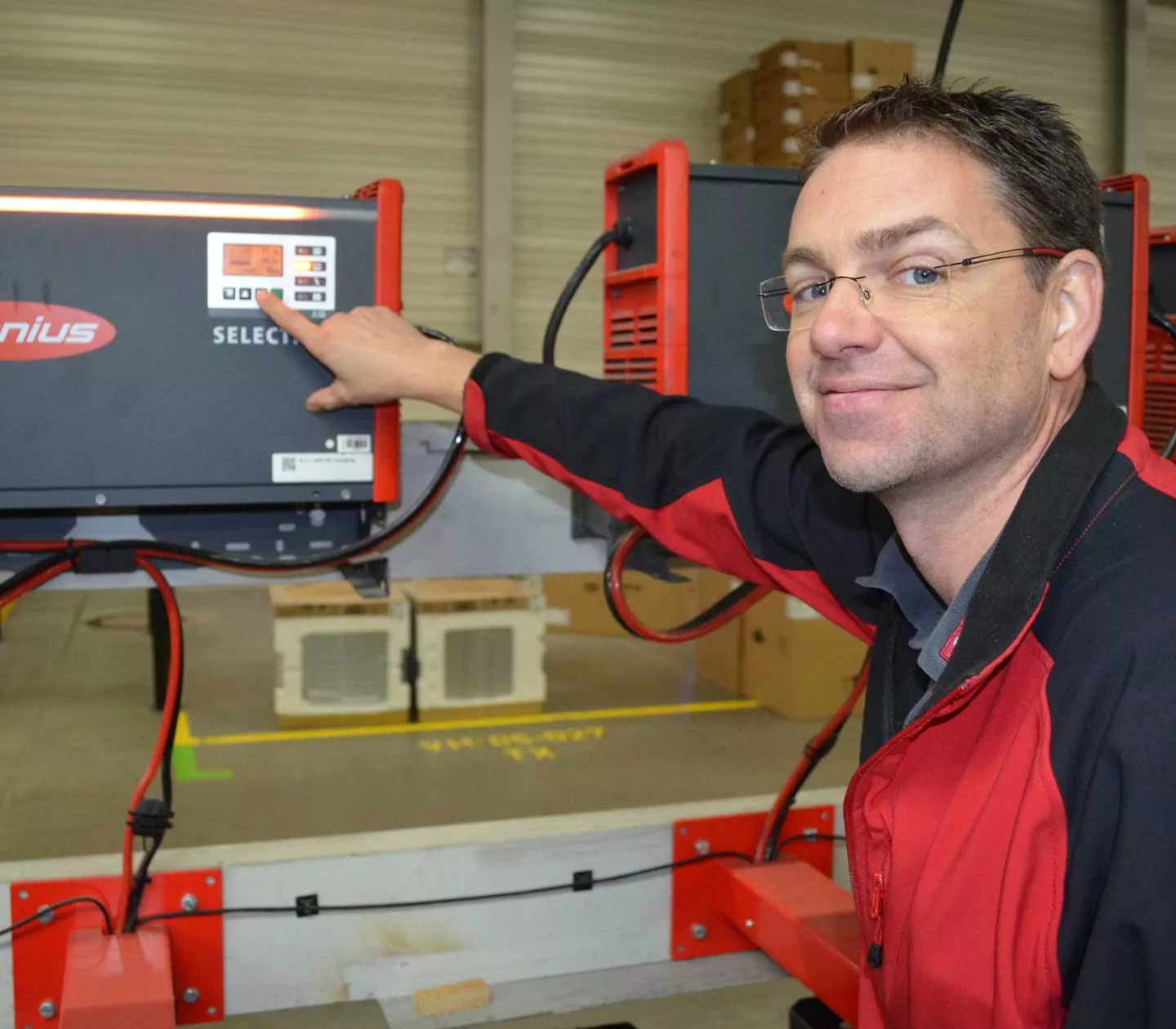 Jörg Martin, Verantwortlicher für den Fuhrpark bei Neff