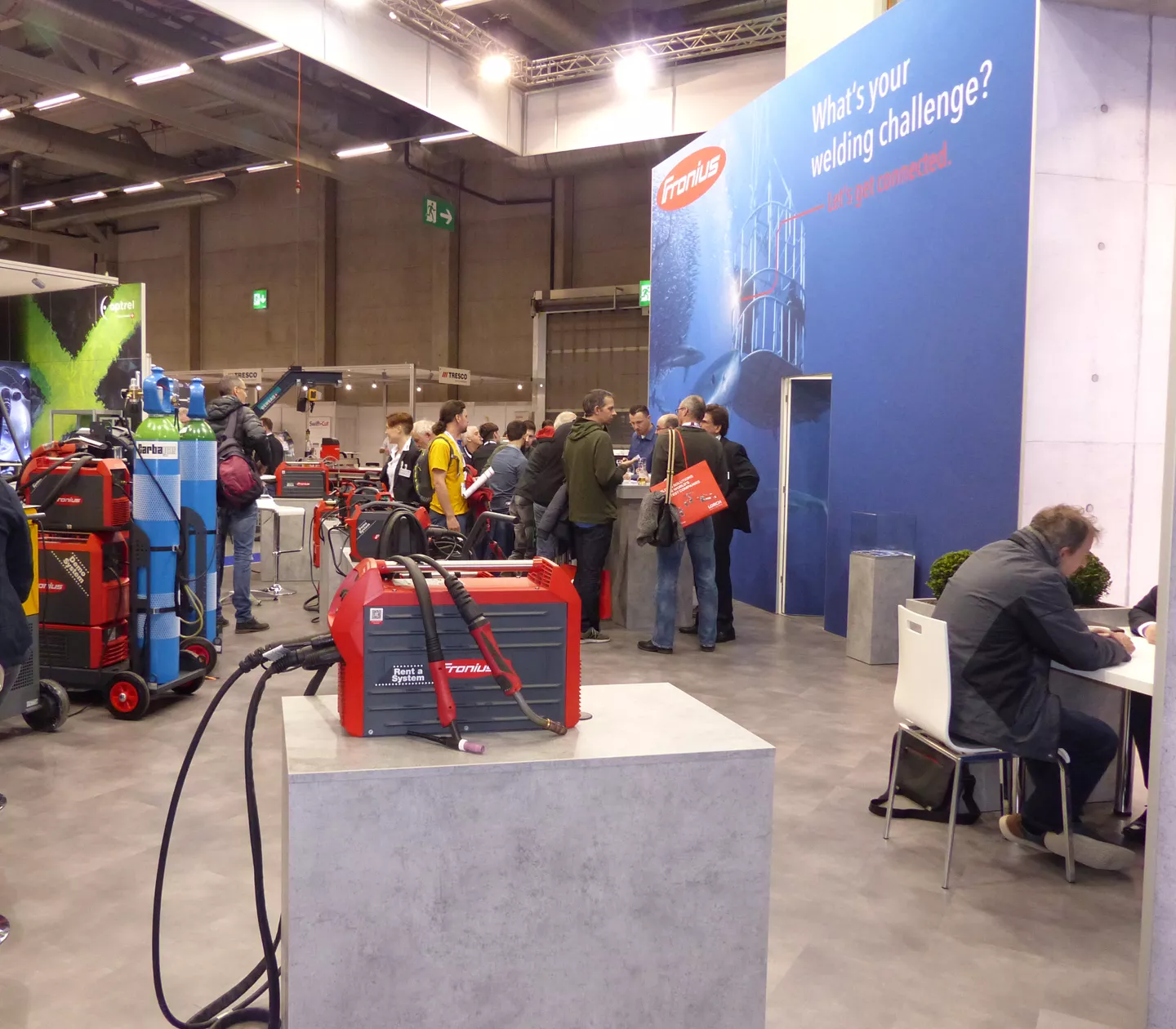 Blech 2019 Ansicht Fronius Stand