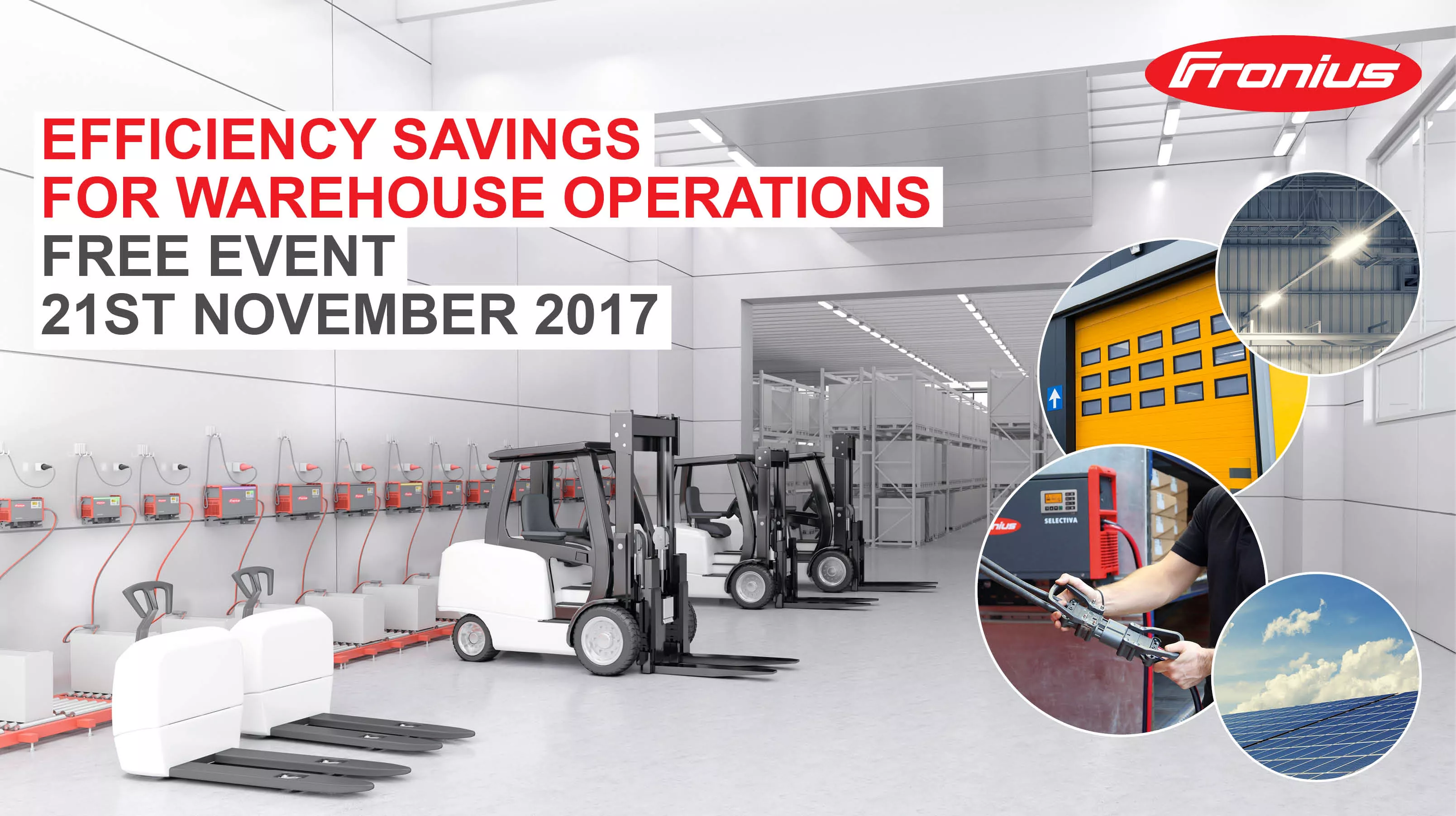 Fronius Warehouse Efficiency Event Promo Image - 21st November Fronius Warehouse Efficiency Event - 21st November