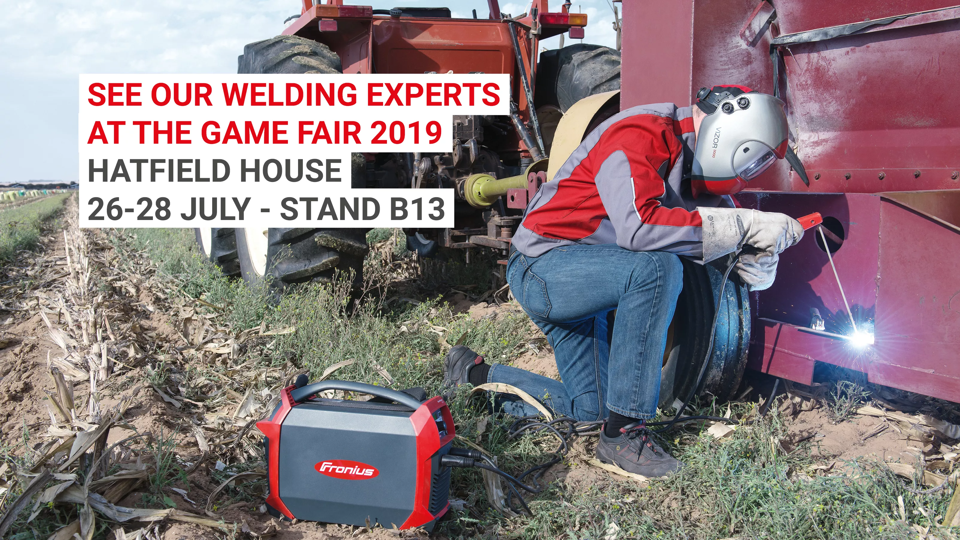 See our welding machines at The Game Fair 2019